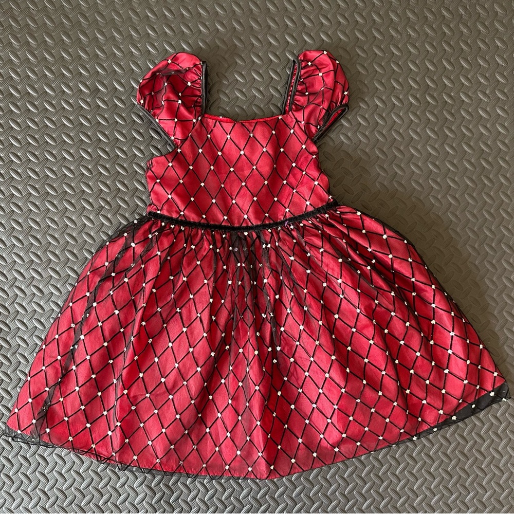 George Red & Black Dress